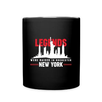 Les légendes ont grandi à Rochester New York - Mug uni - noir - Devant