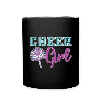 Cheerleading Athlète Fille Cadeau Cheerleader - Mug uni - noir - Devant