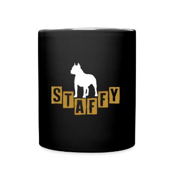 Terrier américain du Staffordshire - Mug uni - noir - Devant
