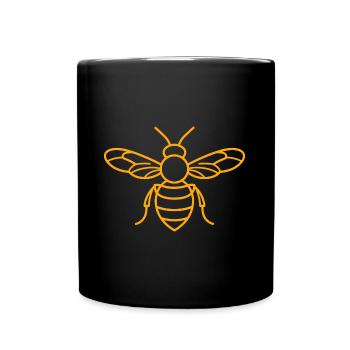 Bee - Full Colour Mug - black - Front