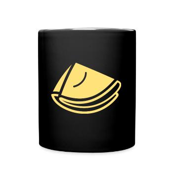 crêpe - Mug uni - noir - Devant