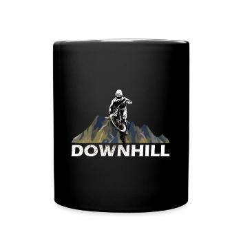 Vélo de montagne vélo de descente - Mug uni - noir - Devant