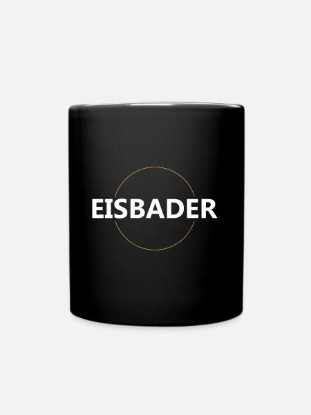 Eisbader - Tasse einfarbig - Schwarz