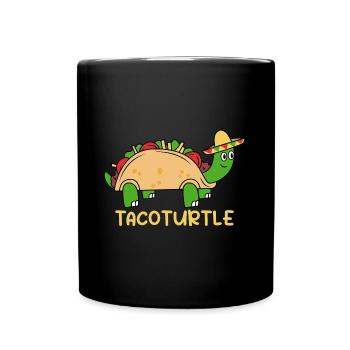 Cuisine mexicaine Fiesta Taco Tacoturtle - Mug uni - noir - Devant