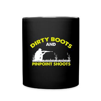 Duck Hunting Duck Hunting Hunter Duck Hunter Duck Hunter Design - Full Colour Mug - black - Front