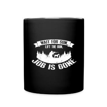 Drôle de conception de chasse au canard Hunter Hunting Duck Design - Mug uni - noir - Devant
