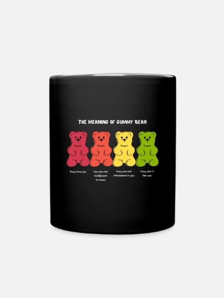 Gummy Bear - Full Colour Mug - black