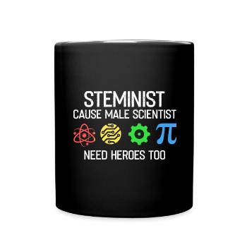 Professorin Steminist Designs für Equality Stem - Tasse einfarbig - Schwarz - Vorne