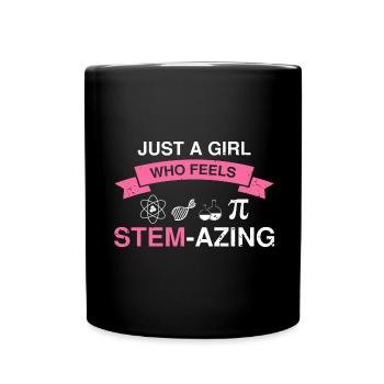 Professorin Steminist Designs für Equality Stem - Tasse einfarbig - Schwarz - Vorne
