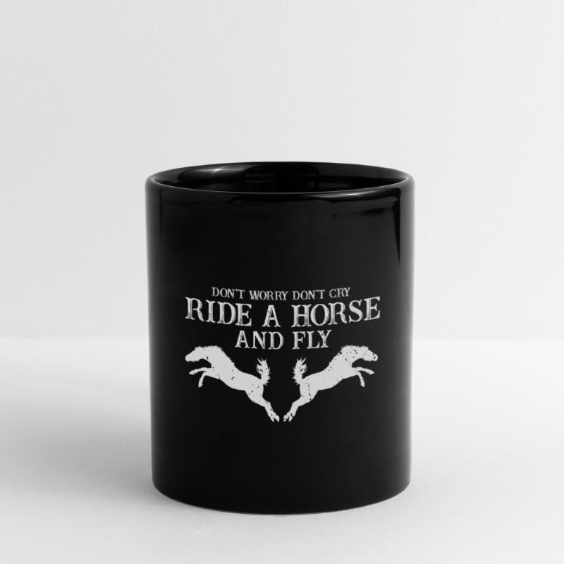 Conception de voûte et conception de chevaux de voûte Mug uni
