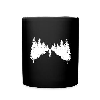 Arbres - Cyclisme - (6) - Mug uni - noir - Devant