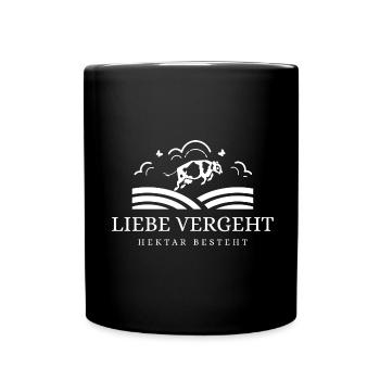 Agriculteur, tracteur, hectare, proverbe, agriculteur - Mug uni - noir - Devant