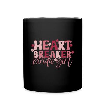 Valentinstag Herz Liebe Geschenkidee T-shirt - Tasse einfarbig - Schwarz - Vorne