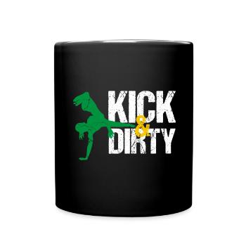 Capoeira for Mixed Martial Arts and Kickboxing - Full Colour Mug - black - Front