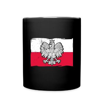 Polen Polnisch Polska Polski Husaria Kavallerie - Tasse einfarbig - Schwarz - Vorne