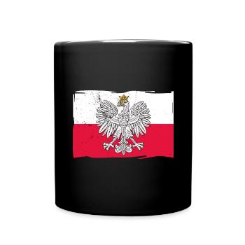Polen Polnisch Polska Polski Husaria Kavallerie - Tasse einfarbig - Schwarz - Vorne