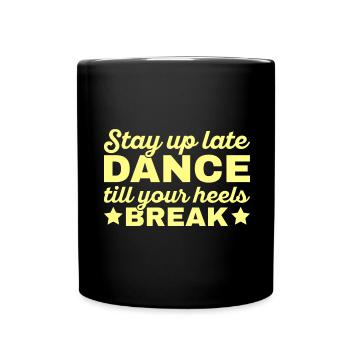 Dance Training Ballroom Couple Dance - Full Colour Mug - black - Front