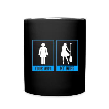 Chinese Boat Race for Dragon Boat Trainers - Full Colour Mug - black - Front