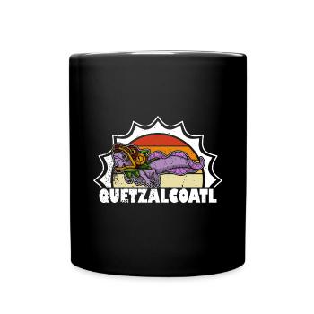 Quetzalcoatl Axolotl Mexico Aztecs Deity - Full Colour Mug - black - Front