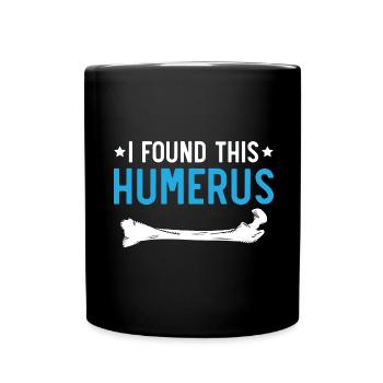 I found this humerus Forensic - Full Colour Mug - black - Front