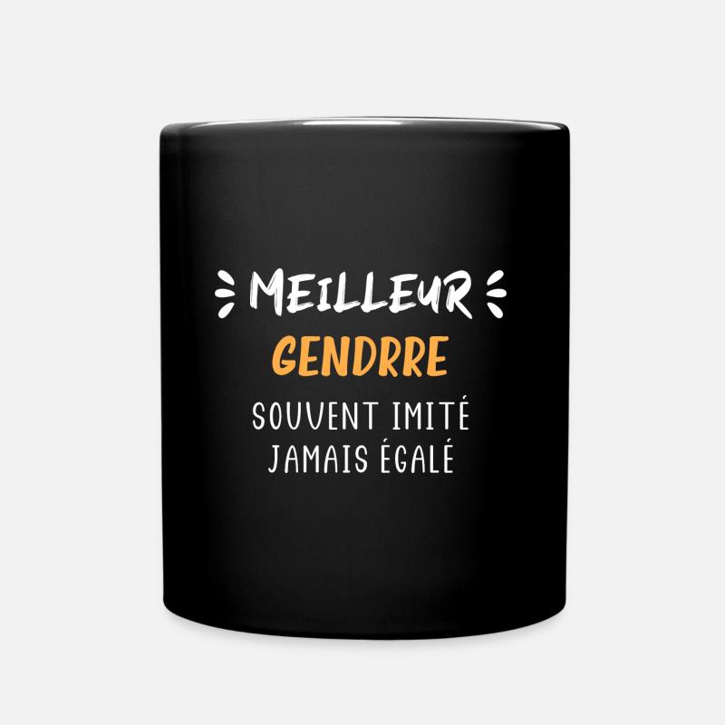 Meilleur gendre - Mug uni - noir