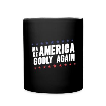 Rendre l’Amérique pieuse, aimer à nouveau la foi de Dieu - Mug uni - noir - Devant