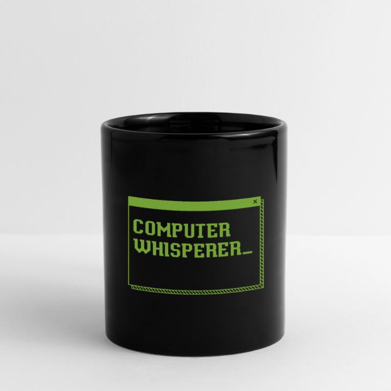 Computer-Flüsterer Tasse einfarbig