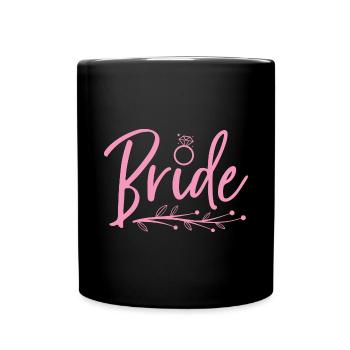 Fête de mariage Cadeau de mariage Mariage mariée - Mug uni - noir - Devant