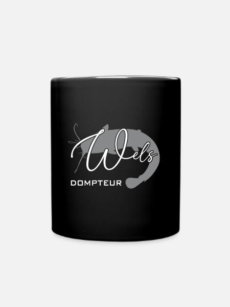 Welsdompteur Welsflüsterer Welsangler - Tasse einfarbig - Schwarz