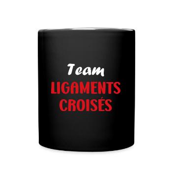 Foot ligaments croisés - Mug uni - noir - Devant