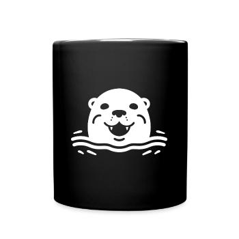 otarie - Mug uni - noir - Devant