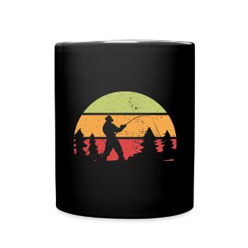 Fischer - Tasse einfarbig - Schwarz - Vorne