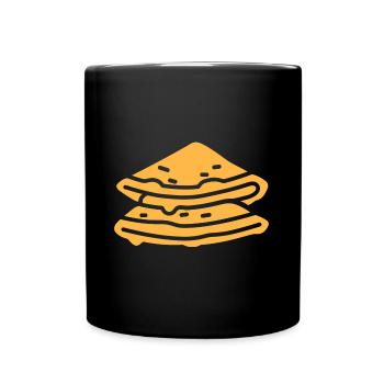 crêpe - Mug uni - noir - Devant