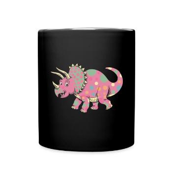 Dinosaure - Mug uni - noir - Devant
