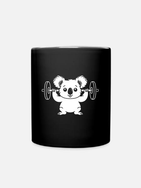 Humour musculation - Mug uni - noir
