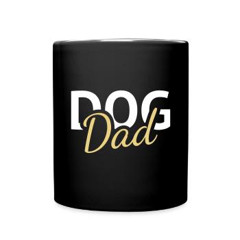Dog Dad Dog - Full Colour Mug - black - Front