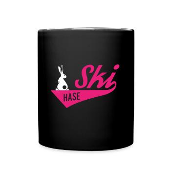 Ski bunny - Full Colour Mug - black - Front
