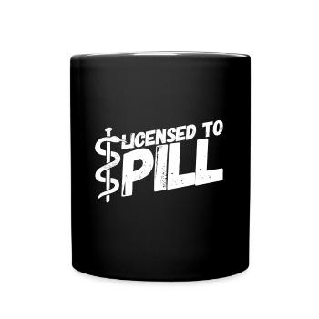 Apotheker Apotheke Pharmazeut - Tasse einfarbig - Schwarz - Vorne