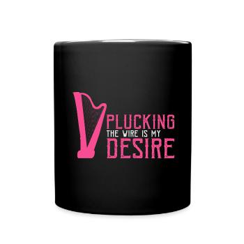 Conception de harpe pour harpiste et joueur de harpe - Mug uni - noir - Devant
