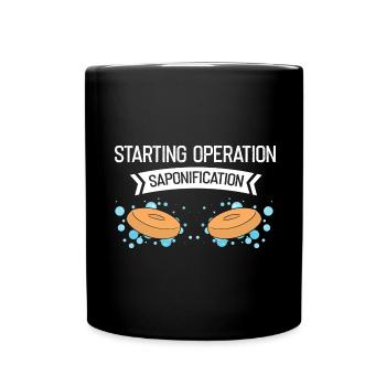 Conception de fabrication de savon pour les conceptions de fabricants de savon - Mug uni - noir - Devant