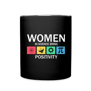 Professorin Steminist Designs für Equality Stem - Tasse einfarbig - Schwarz - Vorne