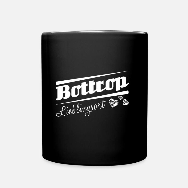 Bottrop - Lieblingsort mit Stadtnamen - Tasse einfarbig - Schwarz