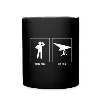 Your Son - My Son - Sky Glider Start - Full Colour Mug - black - Front