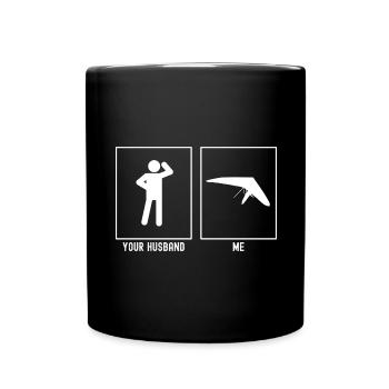 Her husband - I - sky gliding away - Full Colour Mug - black - Front