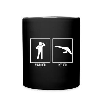 Your Father - My Father - Sky Gliding Activity - Full Colour Mug - black - Front
