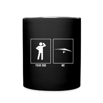 Ton Père - Moi - Ciel Brillant Planant - Mug uni - noir - Devant