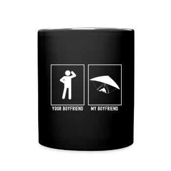 Votre ami - Mon ami - Gliding Vordersei - Mug uni - noir - Devant