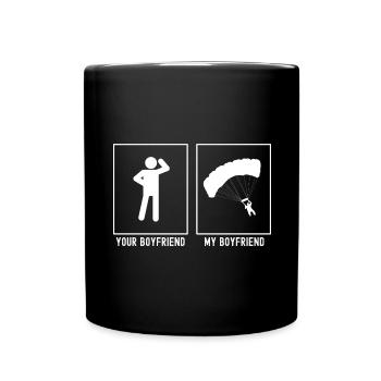 Votre ami - Mon ami - Parapente Tournant - Mug uni - noir - Devant