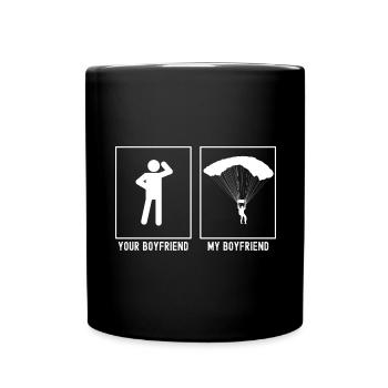 Votre ami - Mon ami - Polaire de parapente extrême - Mug uni - noir - Devant
