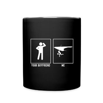 Ton ami - Moi - Sky Gliding Run - Mug uni - noir - Devant